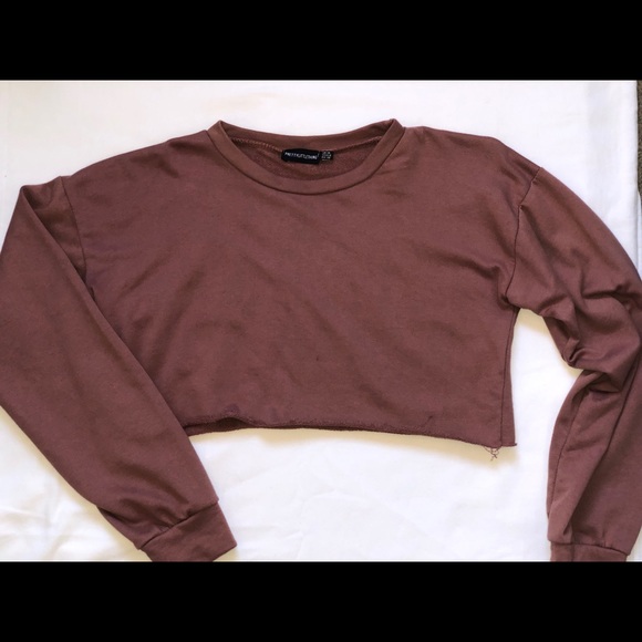 Cropped Mauve Sweater - Picture 2 of 2